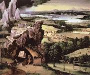 Joachim Patinir landscape with st.jerome France oil painting artist